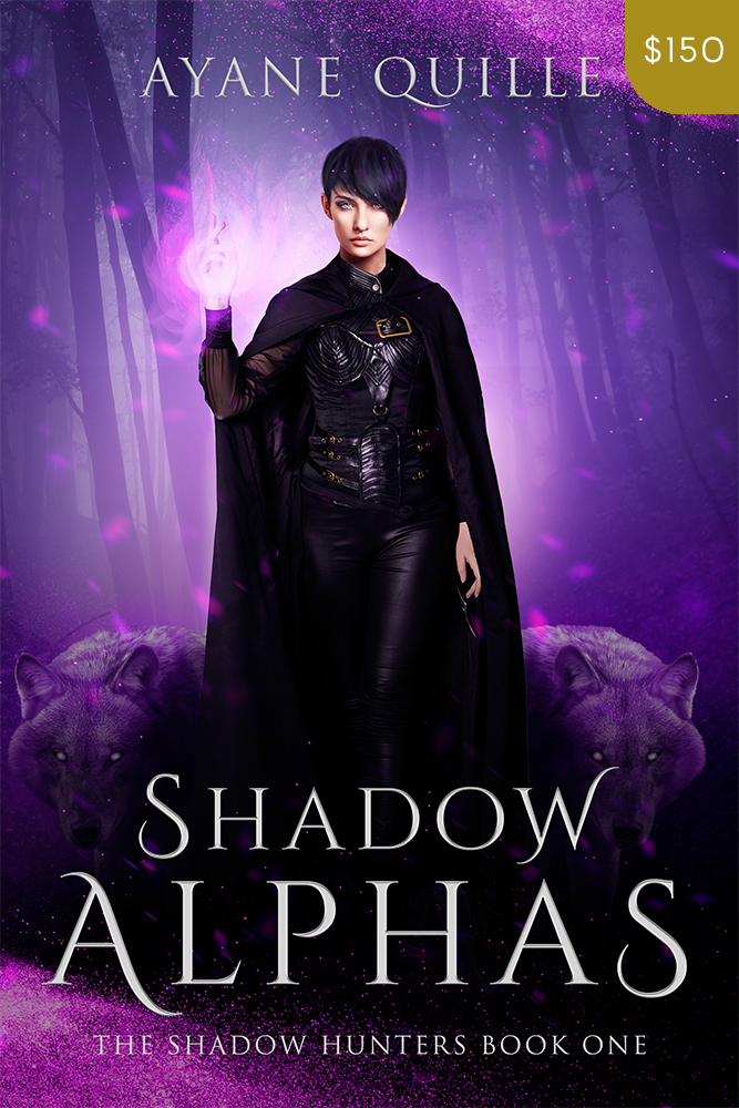 Premade Fantasy Book Cover Design: Shadow Alphas
